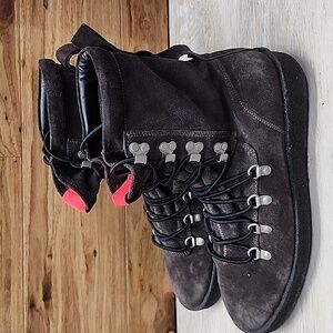 NWOT Mens Represent "Dusk" Suede Leather Hiker/Combat Ankle Boots Brown Sz 9
